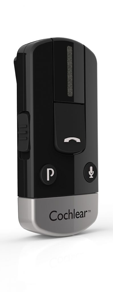 Cochlearin puhelinlisälaite.