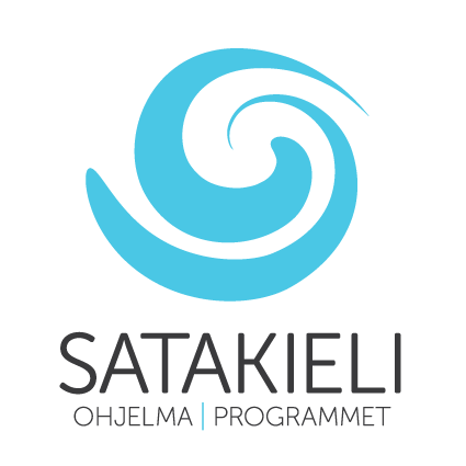 Satakieliohjelman logo
