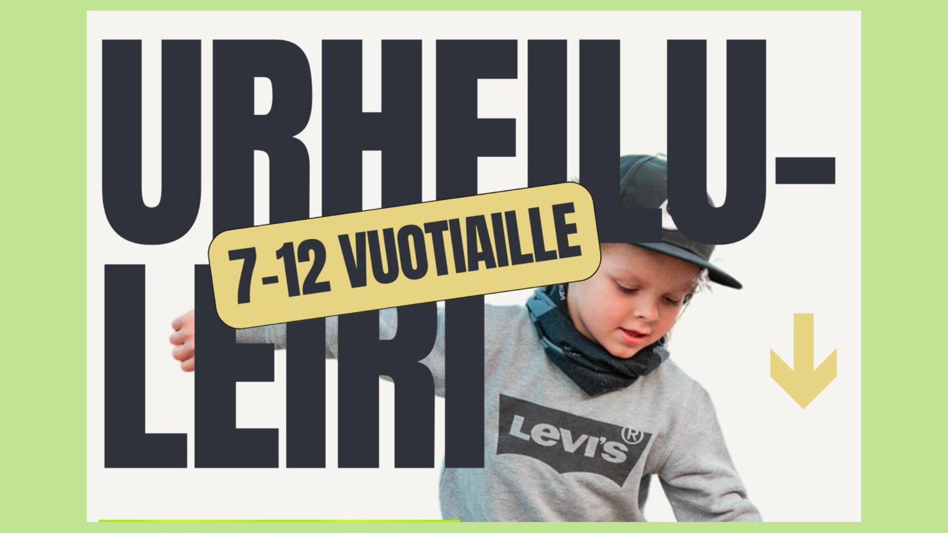 Lasten urheiluleiri 7-12-vuotiaille